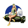 Pegatinas Pin Up militares vintage