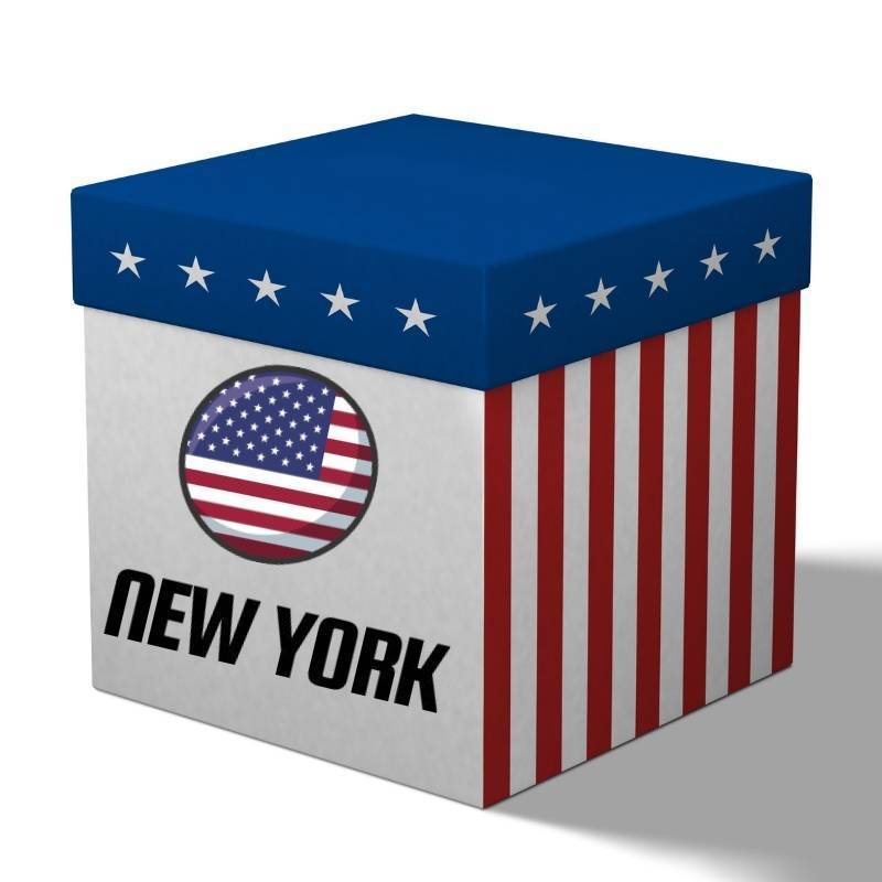 Mini pegatinas vintage de New York