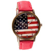 Reloj Vintage Con Bandera Americana