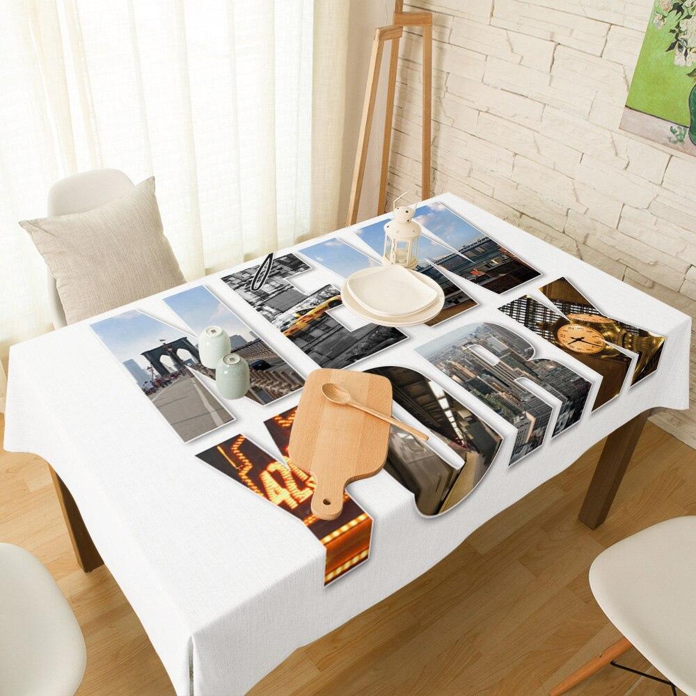 Mantel vintage con estampado de New York