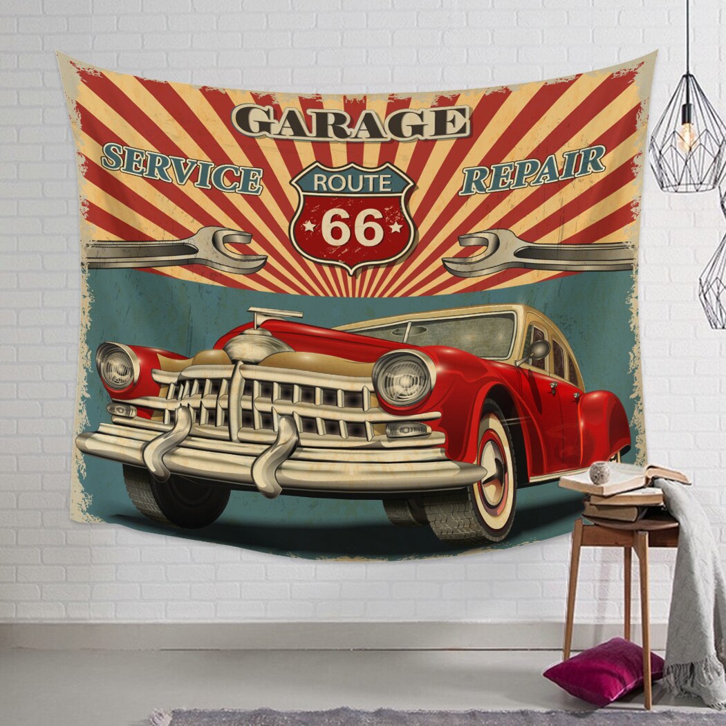 Mantel Vintage Ruta 66