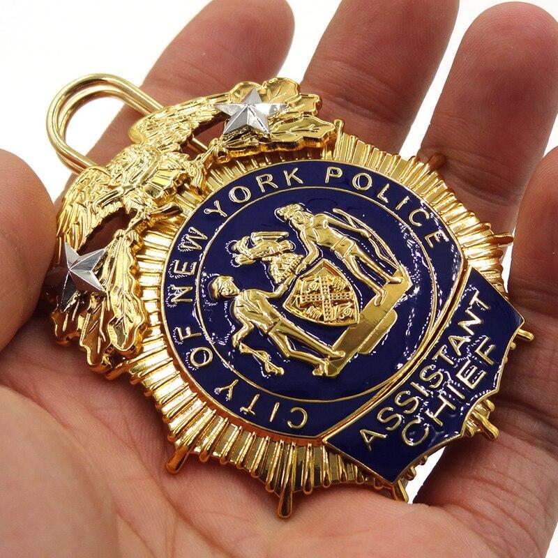 Insignia vintage de la policía de New York