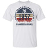 Camiseta de béisbol vintage de los Yankees de New York