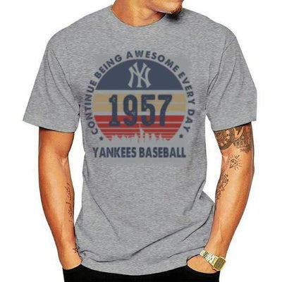 Camiseta de béisbol vintage de los Yankees de New York