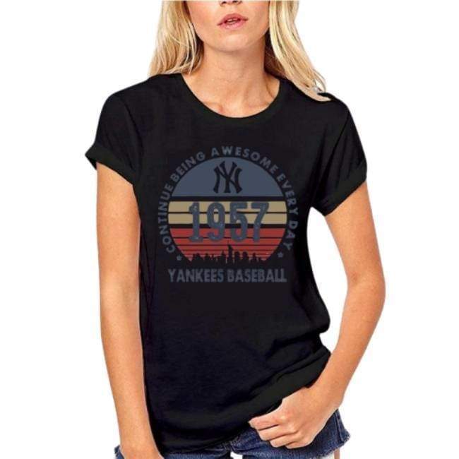 Camiseta de béisbol vintage de los Yankees de New York