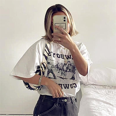 Camiseta antigua de la vendimia