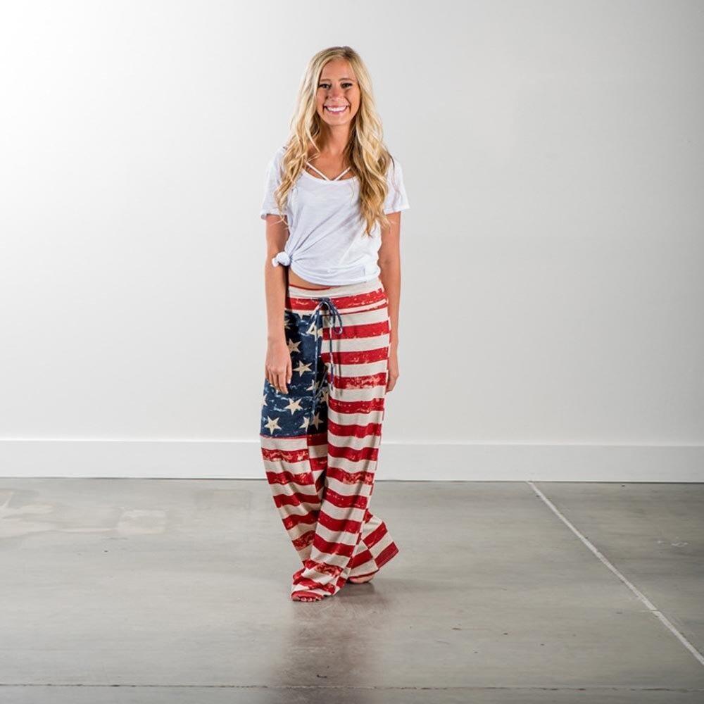 Pantalones Vintage Bandera Americana