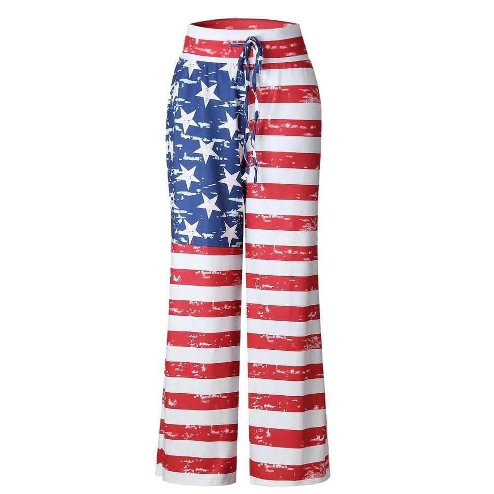 Pantalones Vintage Bandera Americana
