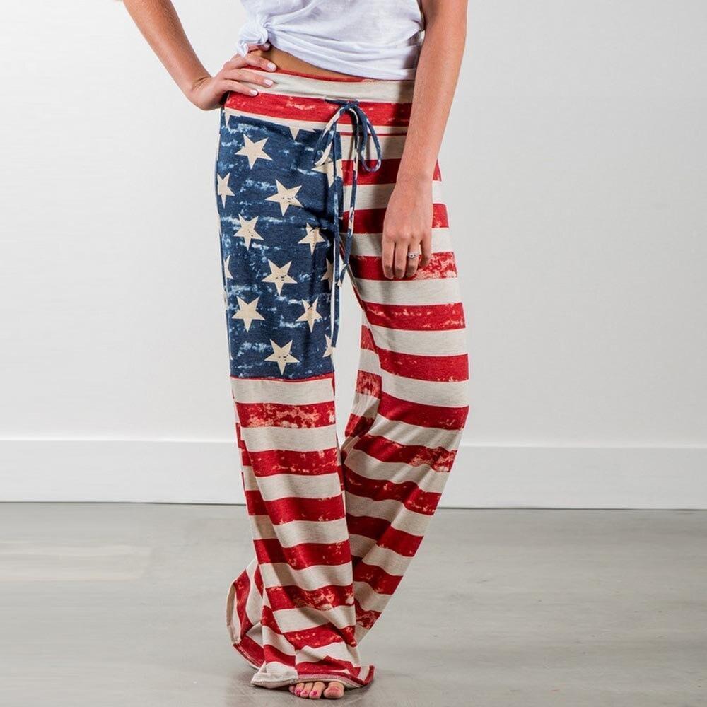 Pantalones Vintage Bandera Americana