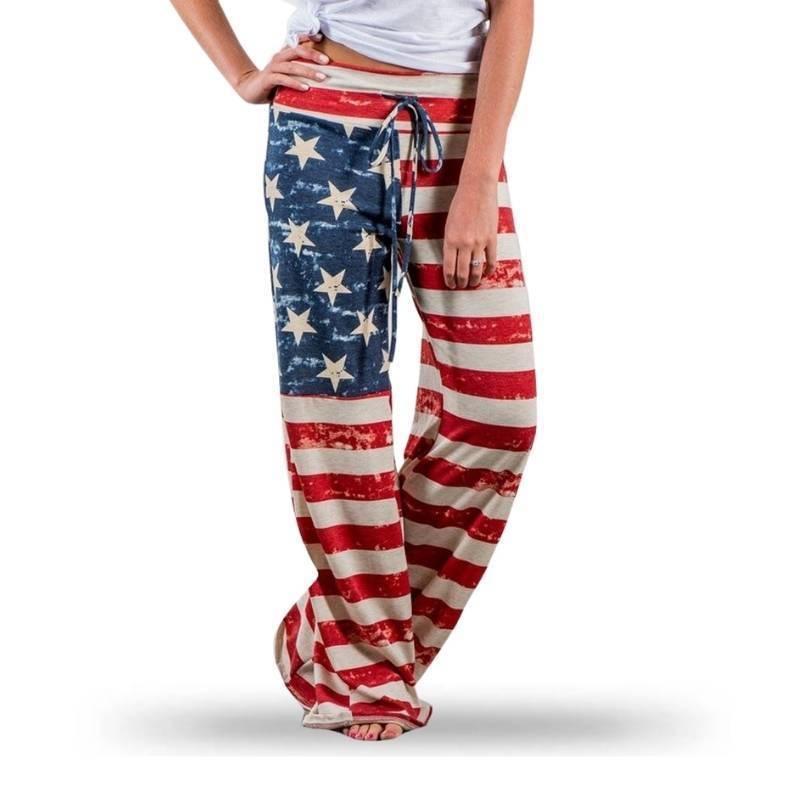 Pantalones Vintage Bandera Americana