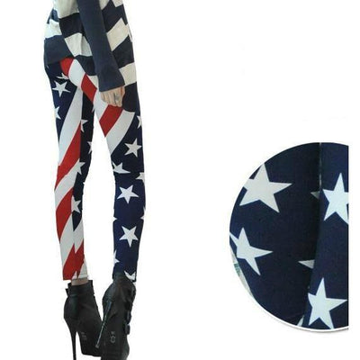 Pantalones vintage de la bandera de EE. UU.