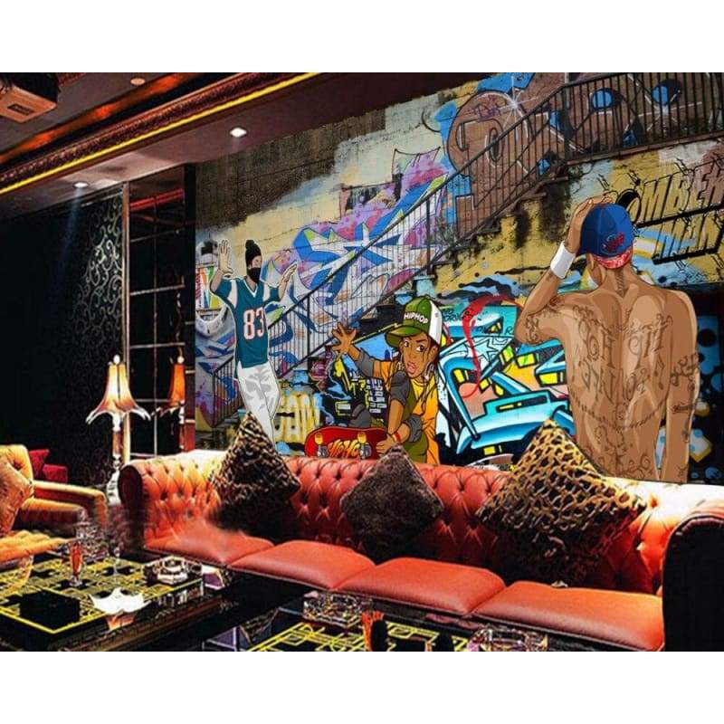 Papel Pintado Vintage Graffiti New York