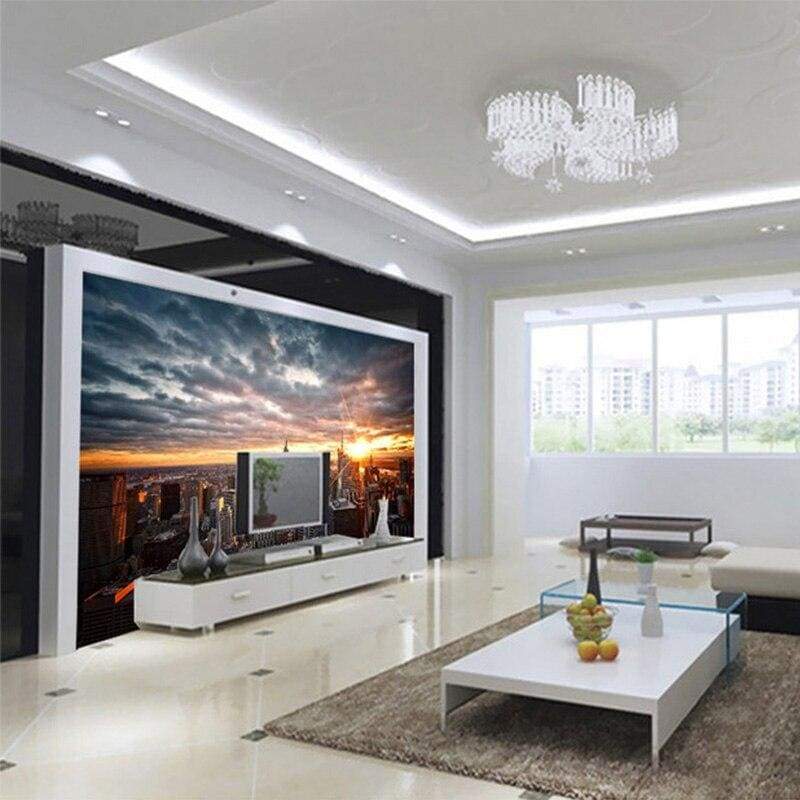 Papel pintado vintage impreso de New York