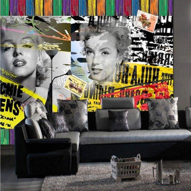 Papel pintado estilo americano vintage