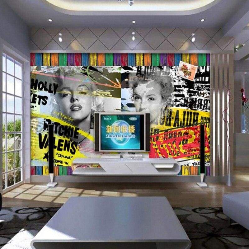 Papel pintado estilo americano vintage