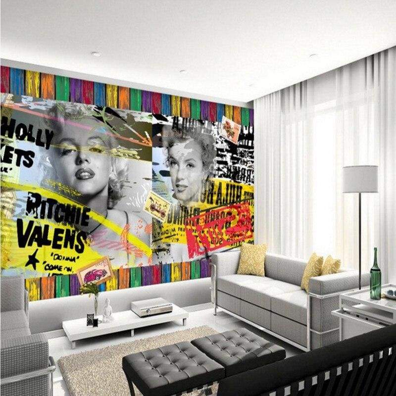 Papel pintado estilo americano vintage