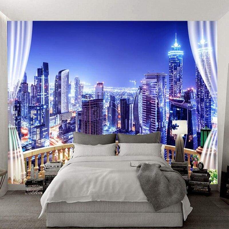 Papel Pintado Vintage Trompe L'Oeil New York