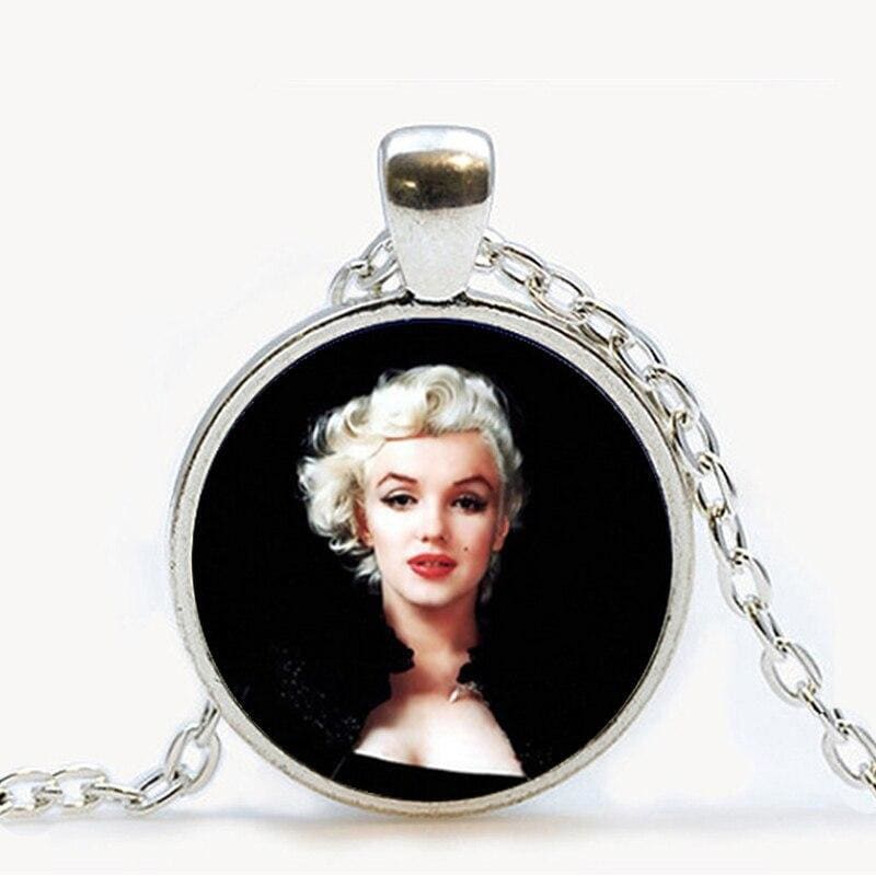 Colgante vintage de Marilyn Monroe