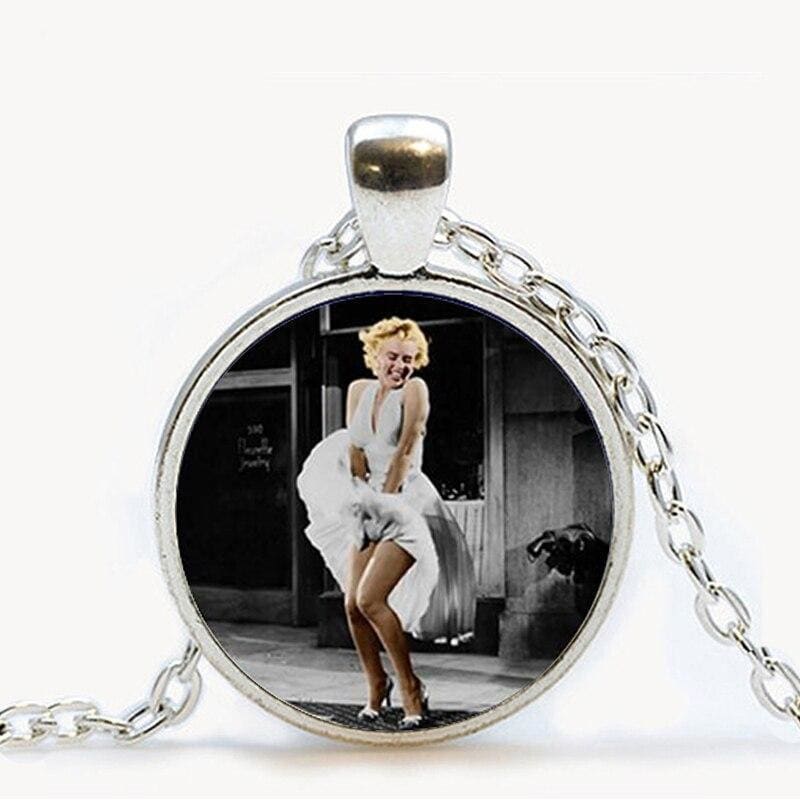 Colgante vintage de Marilyn Monroe