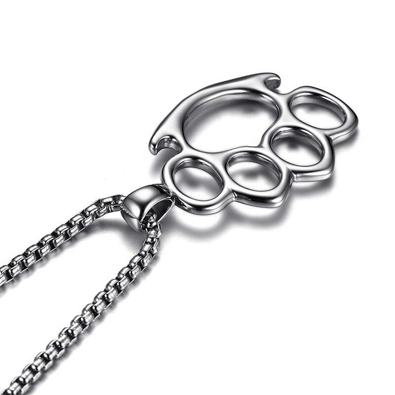 Colgante de nudillos de latón vintage