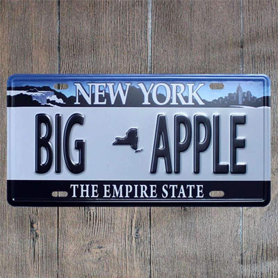 Placa antigua del edificio Empire State