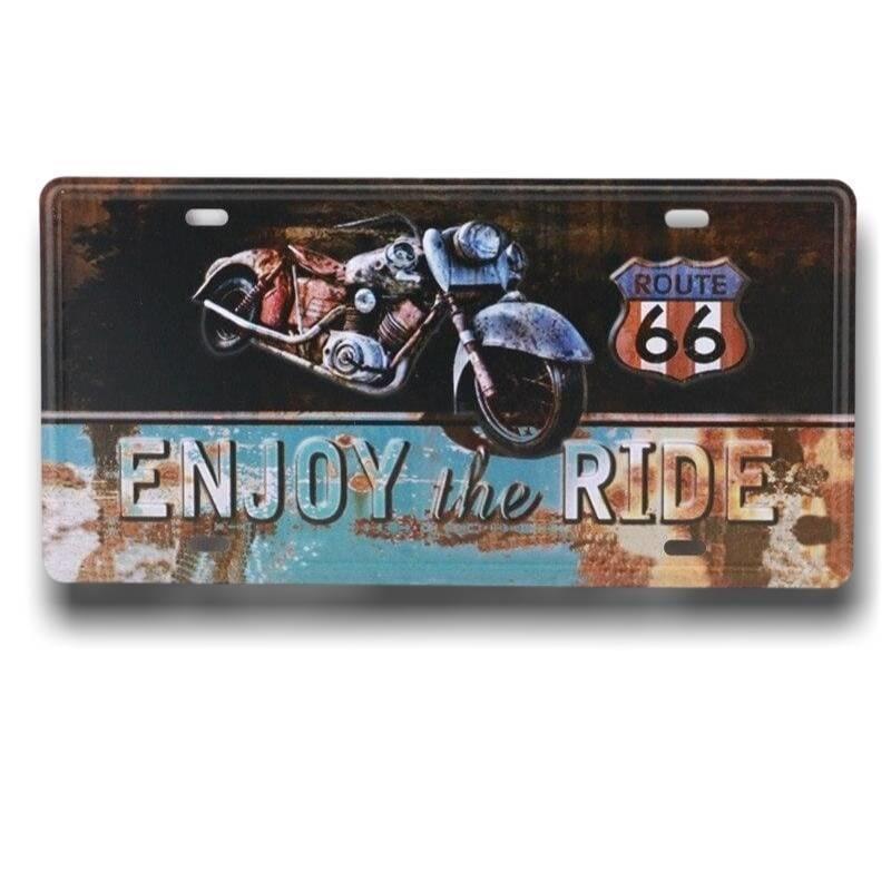 Placa Vintage Ruta 66