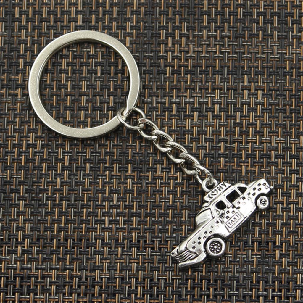 Llavero vintage de taxi de New York