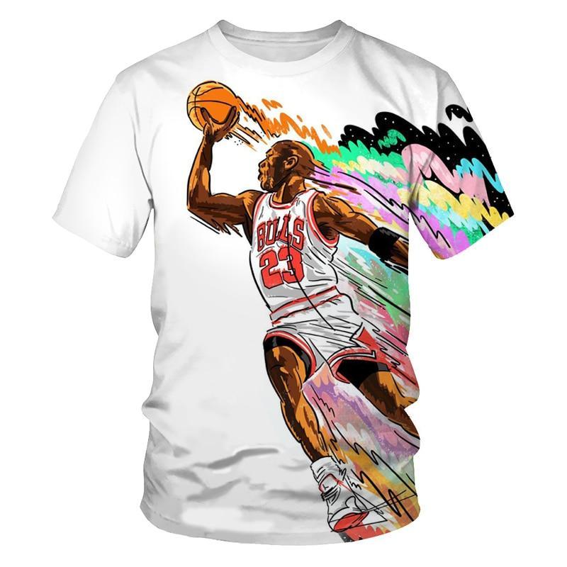 Camiseta retro vintage de Michael Jordan