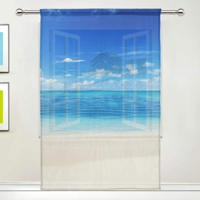 Cortina hawaiana vintage