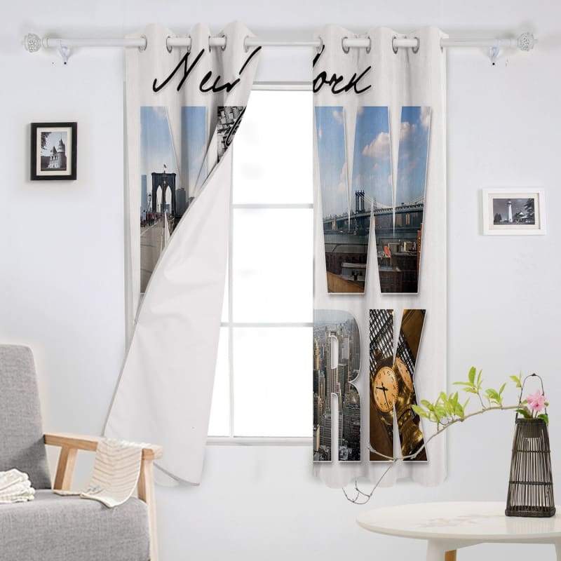 Cortina vintage de New York