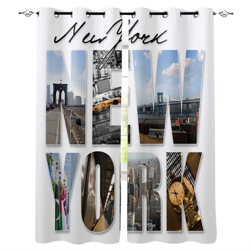 Cortina vintage de New York