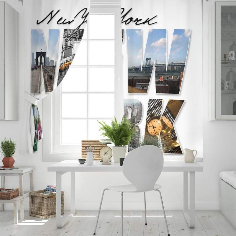 Cortina vintage de New York