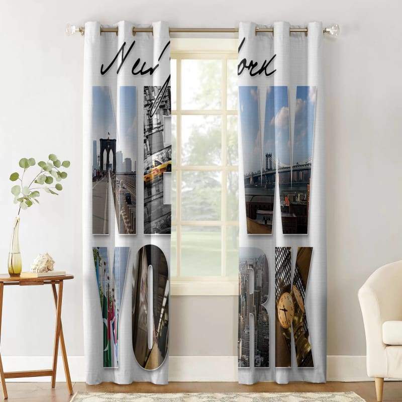 Cortina vintage de New York