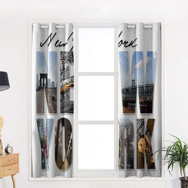 Cortina vintage de New York