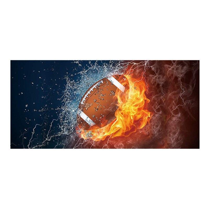 Toalla vintage de jugador de fútbol americano