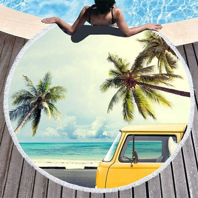 Toalla de playa vintage