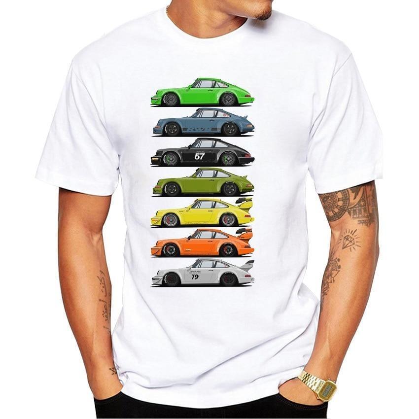 Camiseta automotriz vintage