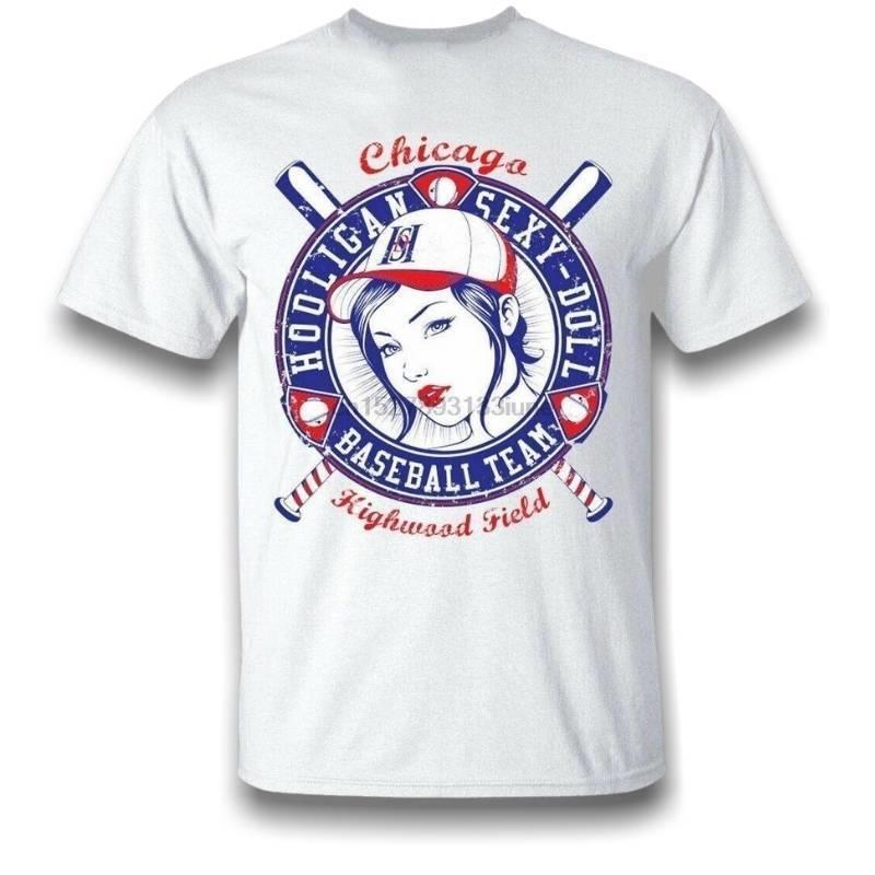 Camiseta de béisbol vintage para mujer