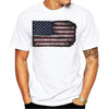 Camiseta vintage con bandera americana