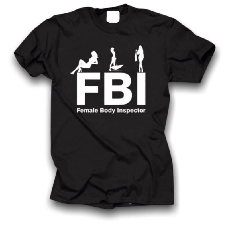 Camiseta vintage del FBI para mujer