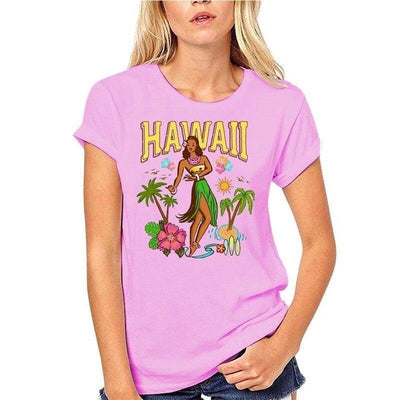 Camiseta Vintage Hawaiana Niña