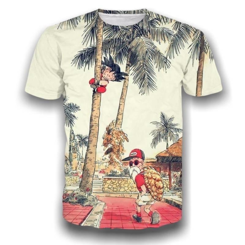 Camiseta hawaiana vintage para niño