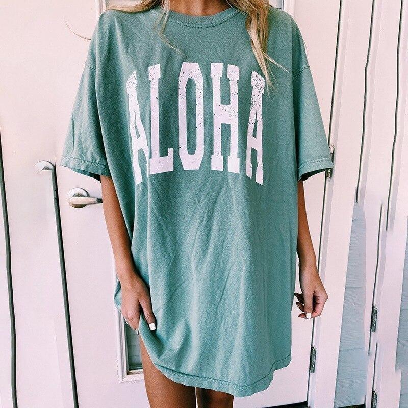 Camiseta hawaiana vintage para mujer