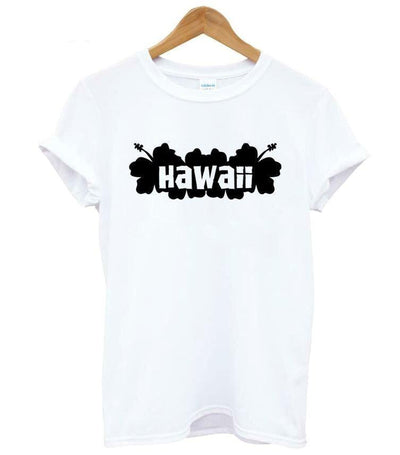 Camiseta hawaiana vintage para mujer