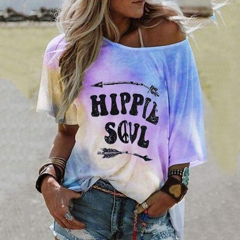 Camiseta alma hippie vintage