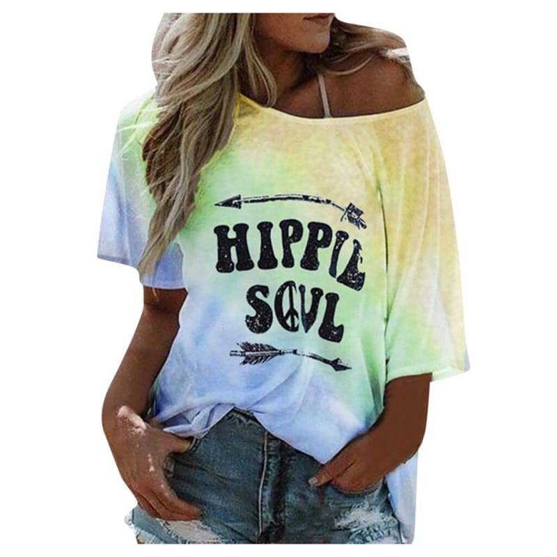 Camiseta alma hippie vintage
