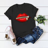 Camiseta de mujer con estampado vintage