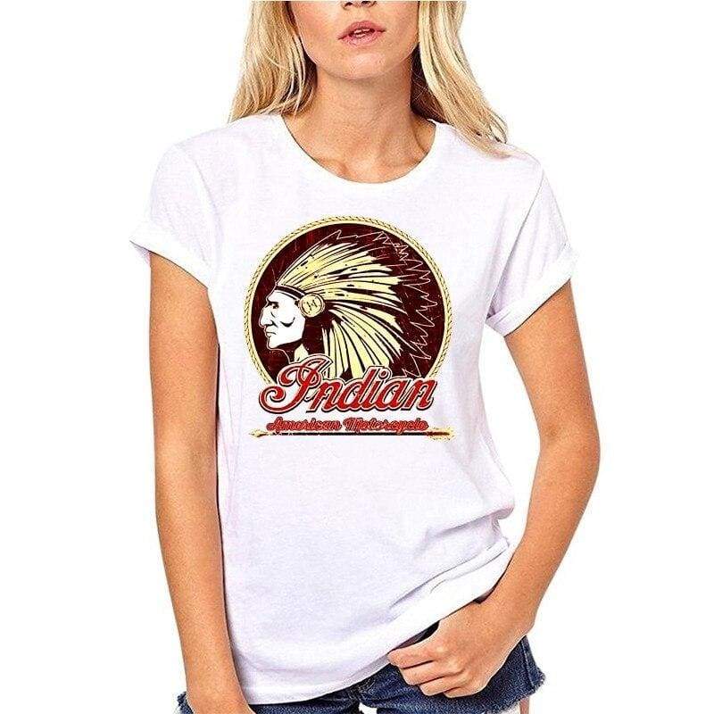Camiseta vintage de indio americano