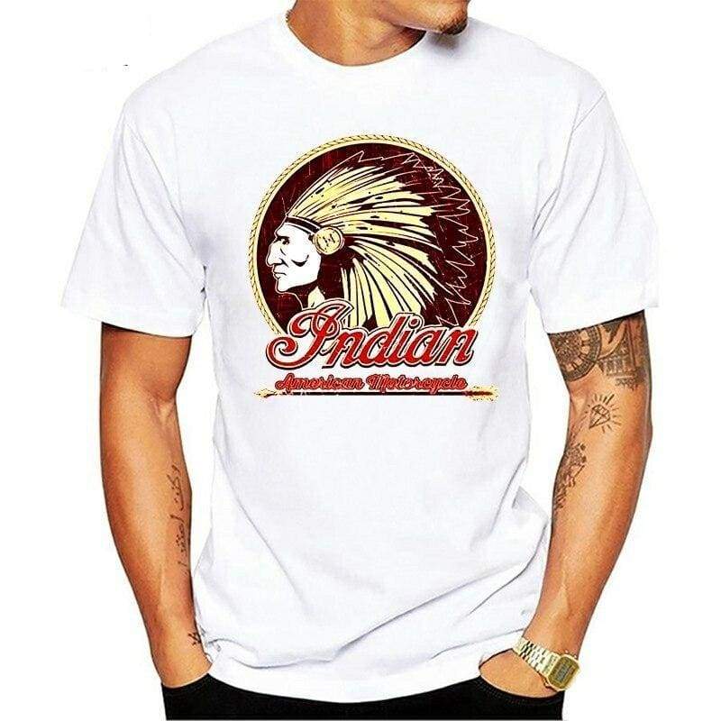 Camiseta vintage de indio americano