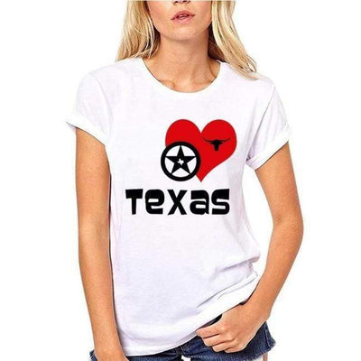 Camiseta vintage de I Love Texas